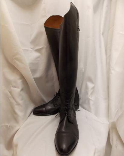 オーダーメイドロングブーツ スタンダード本革 編み上げタイプ